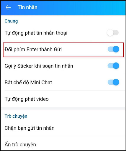 4 bước nhắn tin xuống dòng trong Zalo trên điện thoại Android 3