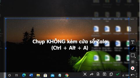 Cách chụp màn hình Zalo trên máy tính 4