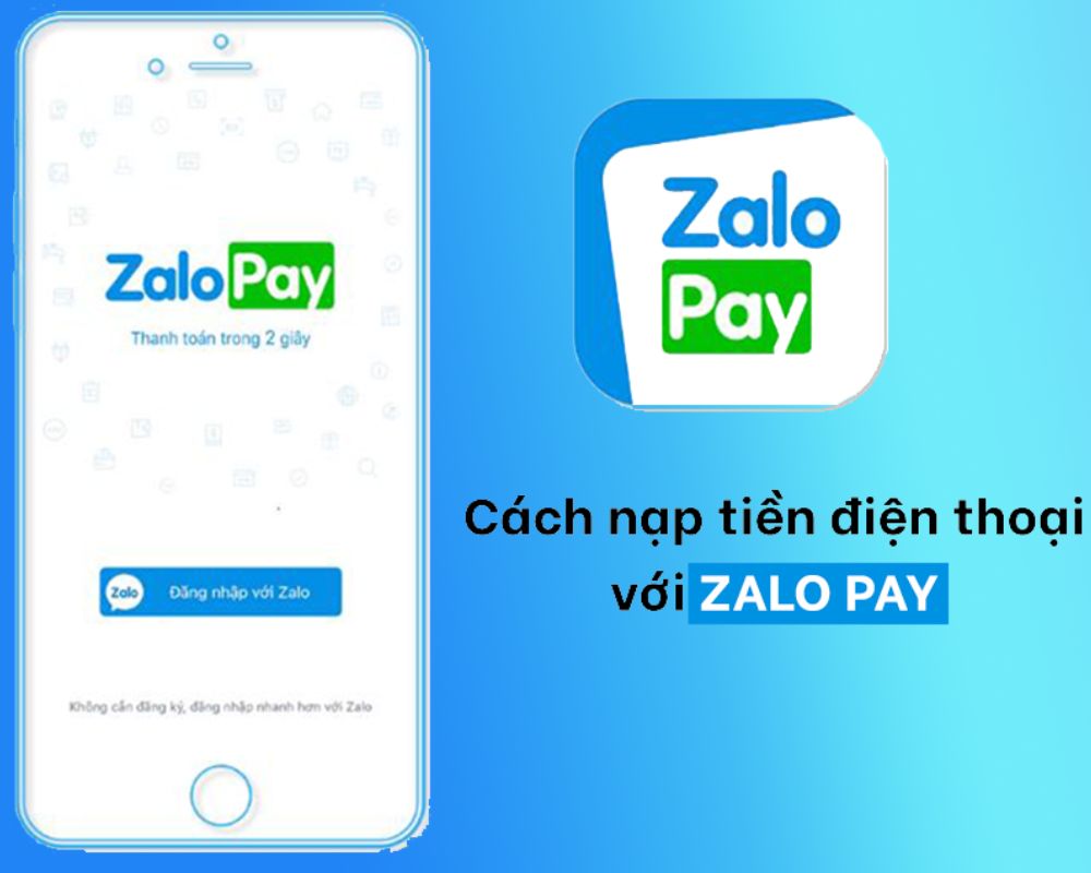 cách cách nạp tiền điện thoại trên Zalo Pay