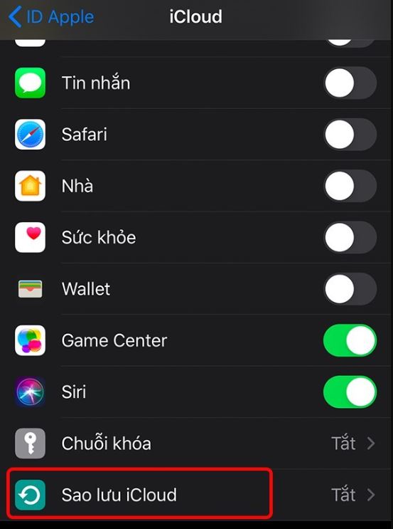 Đồng bộ danh bạ iPhone trên iCloud  3