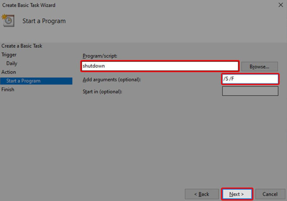 Cách hẹn giờ tắt máy tính đơn giản với Windows Task Scheduler 6