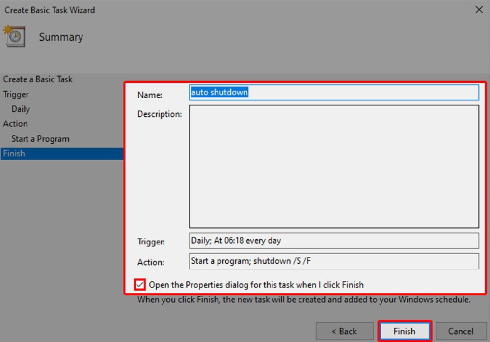 Cách hẹn giờ tắt máy tính đơn giản với Windows Task Scheduler 7