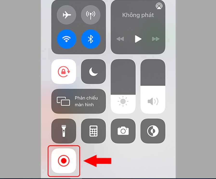 Ghi màn hình để quay phim, chụp ảnh trên màn hình iPhone 4