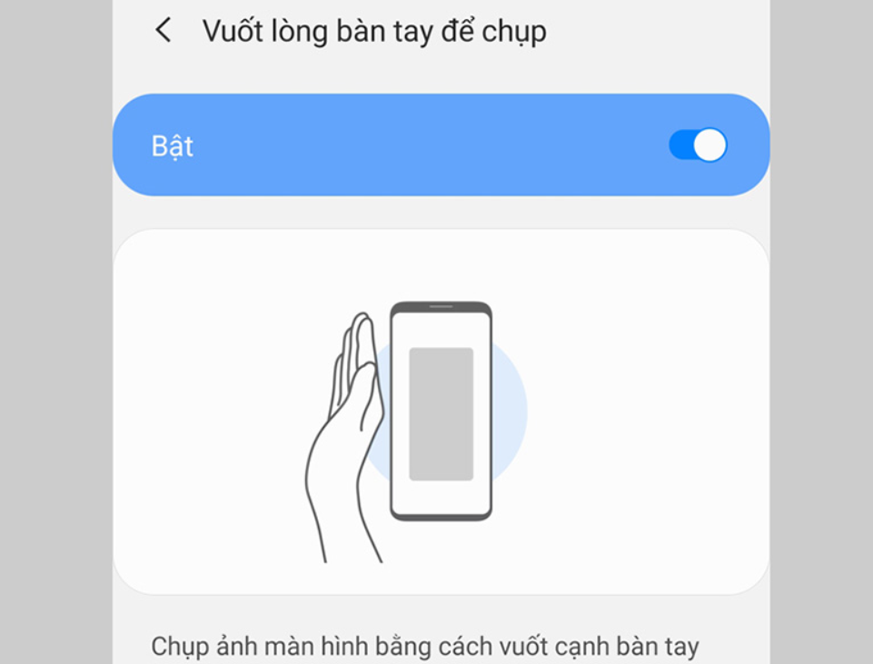 Cách chụp màn hình điện thoại Android thông qua cử chỉ 2