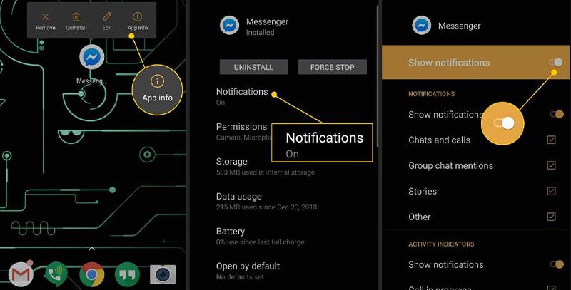 Cách tắt thông báo ứng dụng trên điện thoại iPhone, Android