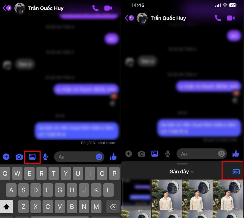 Hướng dẫn gửi ảnh HD trên Messenger chất lượng cao, rõ nét