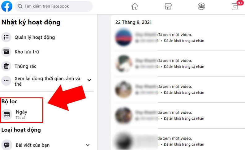 Cách tìm lại video đã xem trên Facebook như thế nào?