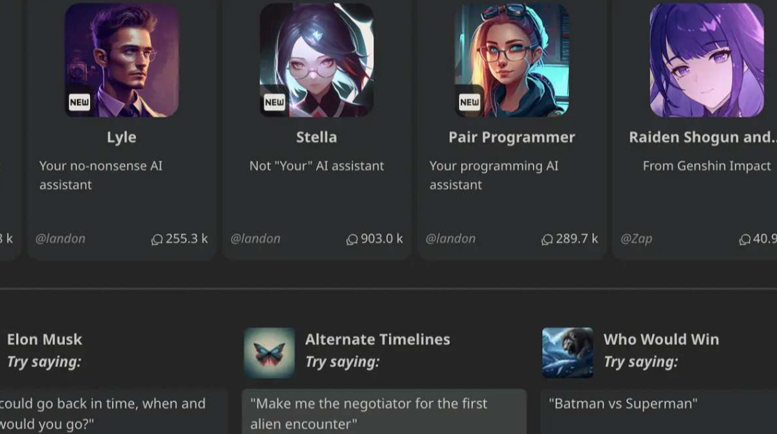 Trò chuyện với nhân vật trí tuệ nhân tạo